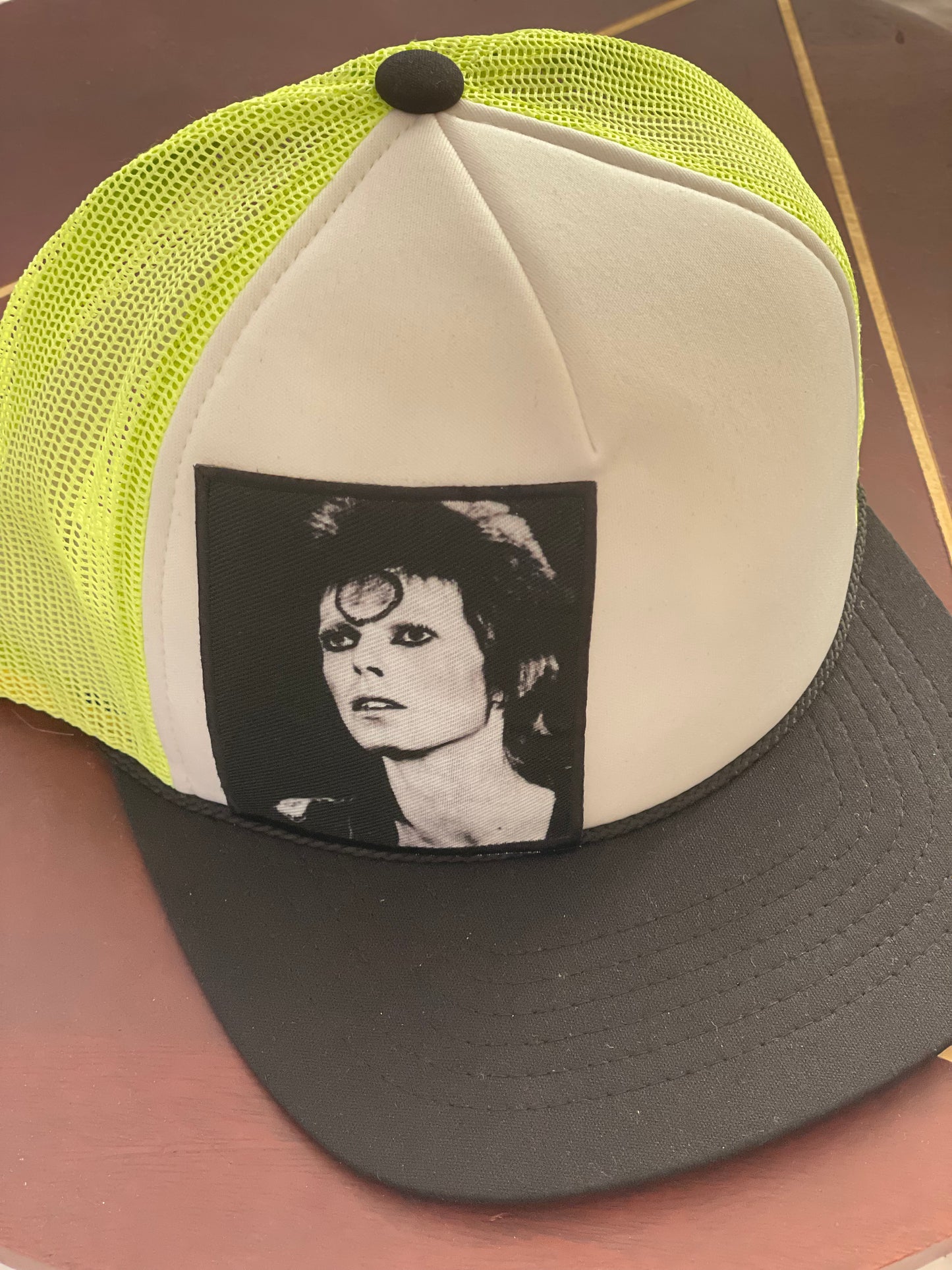 Neon Yellow-BOWIE Trucker Hat